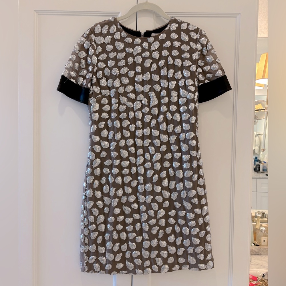 DvF Diane Von Furstenburg Cindy Puff Sequin Dress